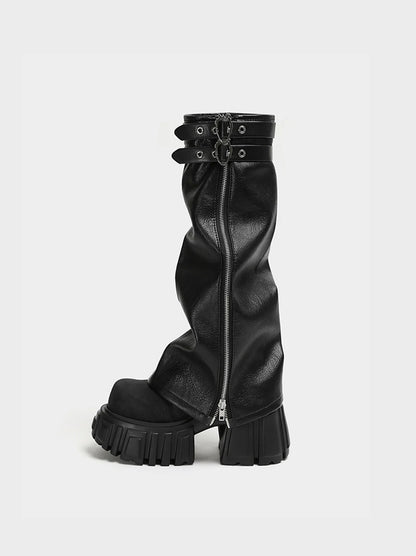 Waterproof Platform Ankle Boots