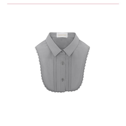 Ruffled Cotton Detachable Collar