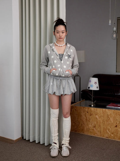 Knitted Cross-Strap Leg Warmers