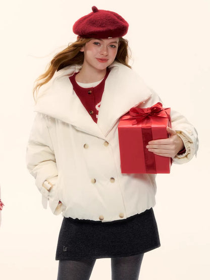 Duck Down Oversized Short Down Jacket