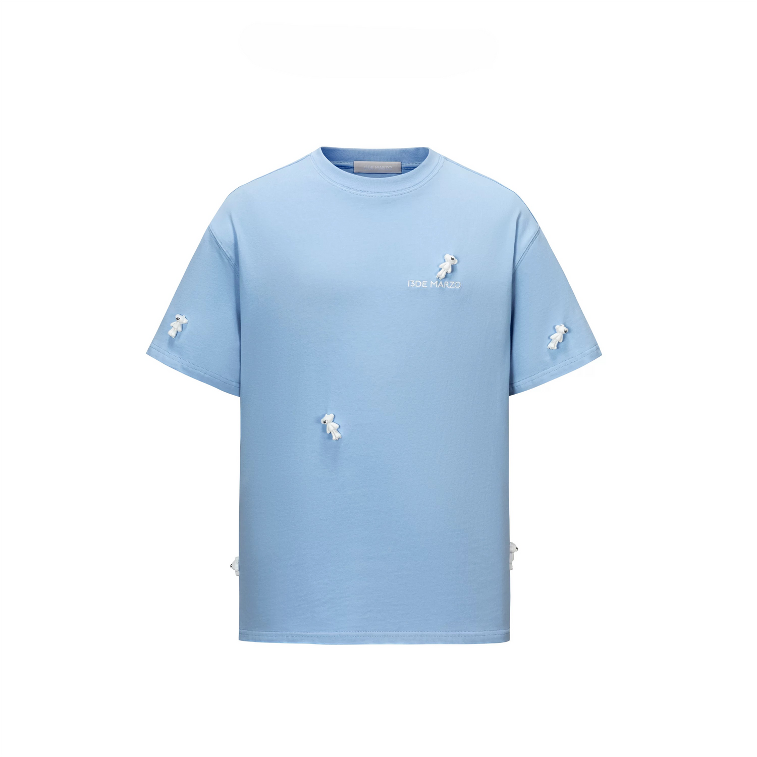 Mini Flocked Bear Oversized T-shirt