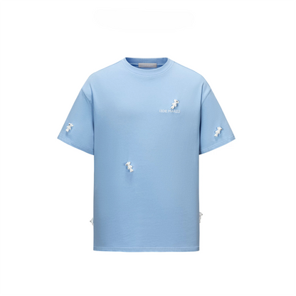 Mini Flocked Bear Oversized T-shirt