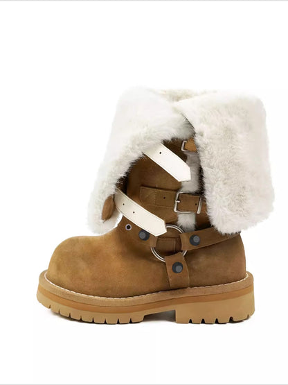 Convertible Fold-Over Knight Boots