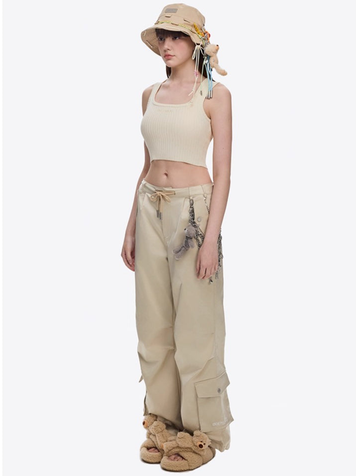 Glow Teddy Cross-Strap Platform Slippers