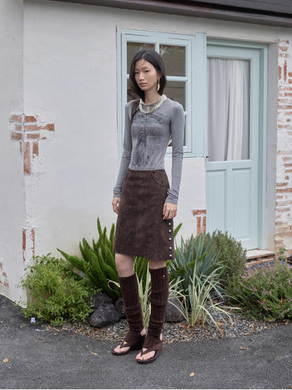 Wool Blend Over-the-Knee Slouchy Socks