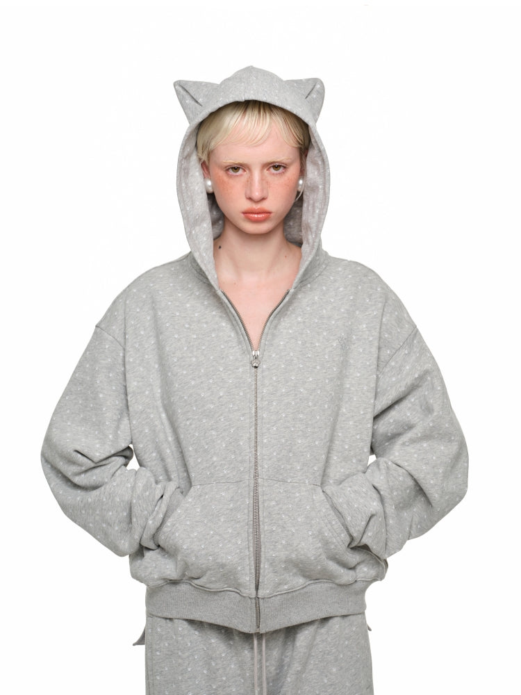 Cat Paw Hooded Sweatshirt