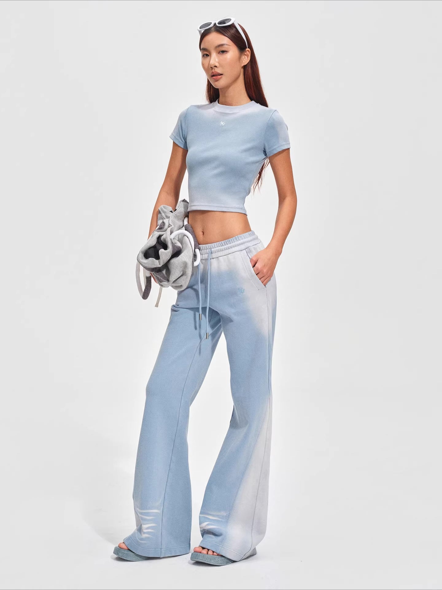 Equestrian Crest Fitted Crop T-Shirt