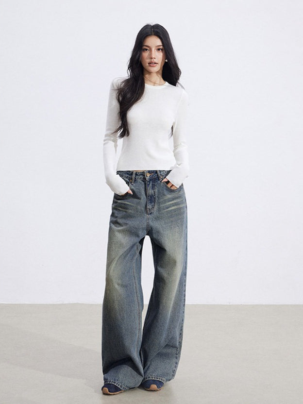 Knit Camisole and Inner Top Two-Piece Set