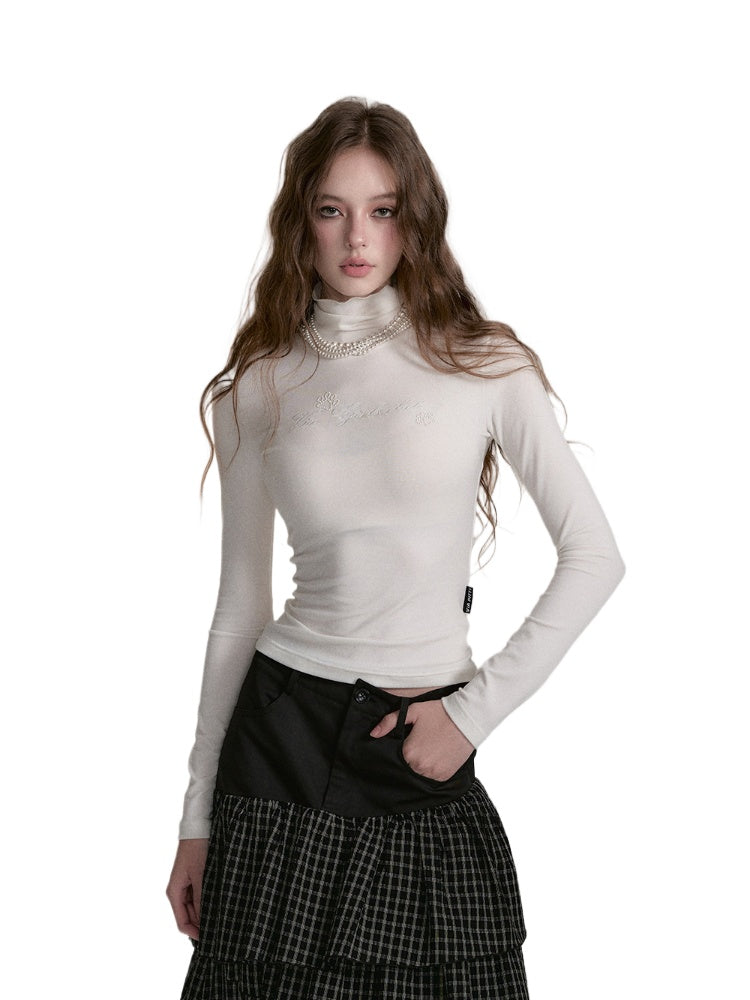 Turtleneck Long-Sleeve Base Sweater