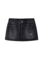 "Caracal Series" Washed Mini Skirt - CHINASQUAD