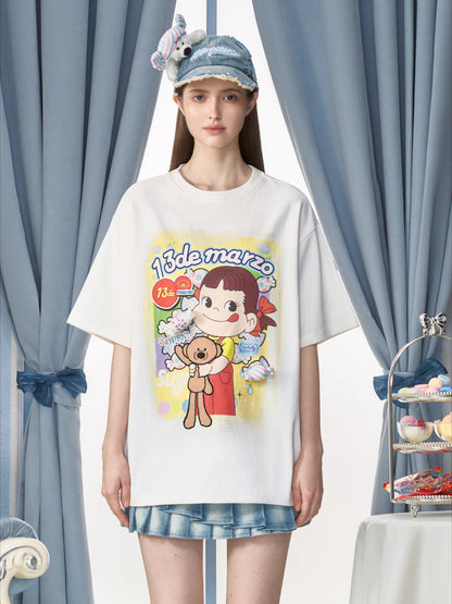 Graphic Cotton Oversized T-Shirt