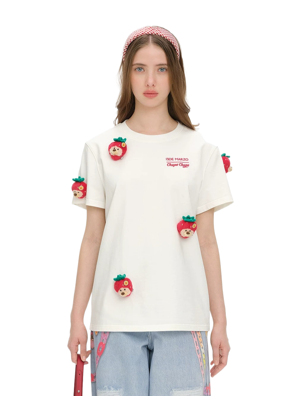 Crystal Bear Embellished T-shirt