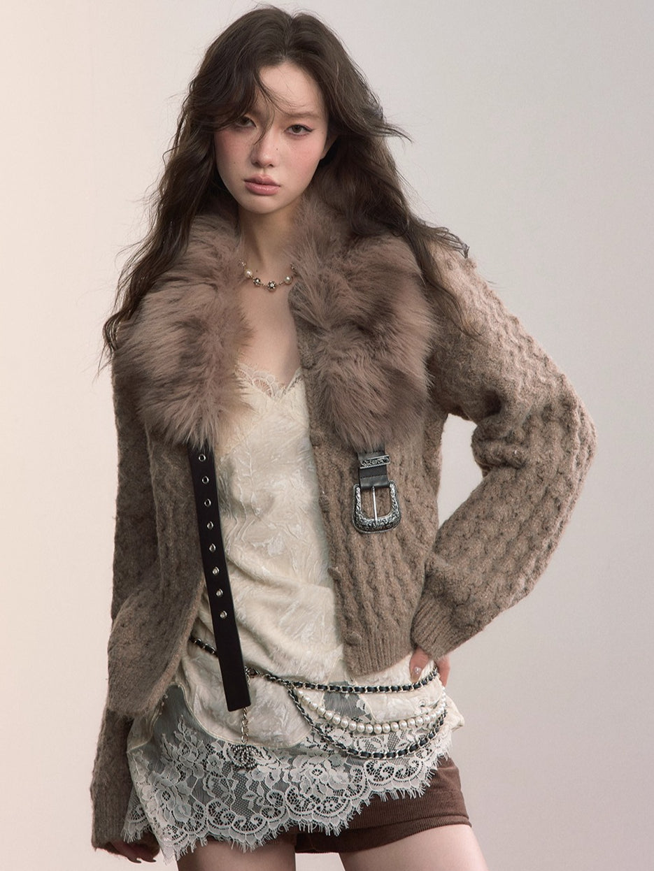 Faux Fur Multi-Way Belt