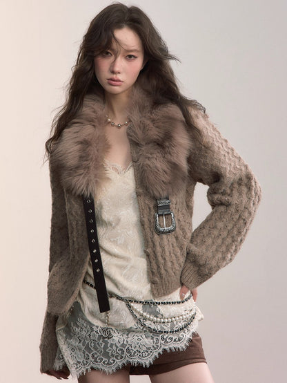 Faux Fur Multi-Way Belt