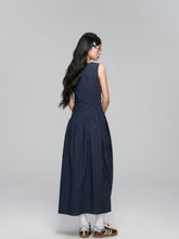 Sleeveless Tie-Waist A-Line Sundress - CHINASQUAD