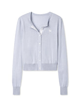 Rosemary Wool Spliced Knit Cardigan - CHINASQUAD