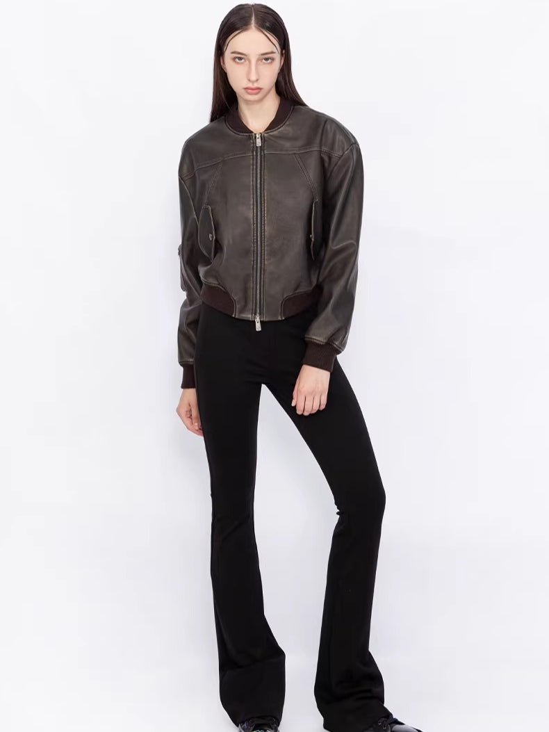 High-Stretch Slimming Micro-Flare Pants