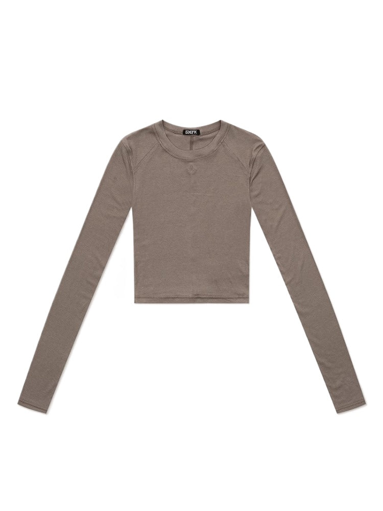 Slim-Fit Long Sleeve Sweatshirt