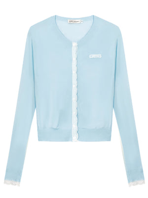 Blue Cardigan / S