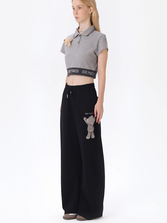 Curved Blade Relaxed Sweatpants