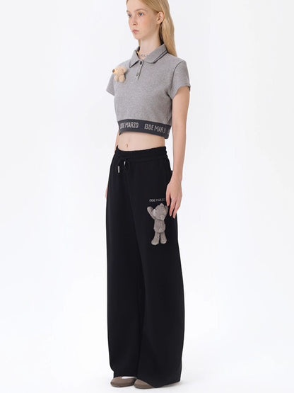 Curved Blade Relaxed Sweatpants