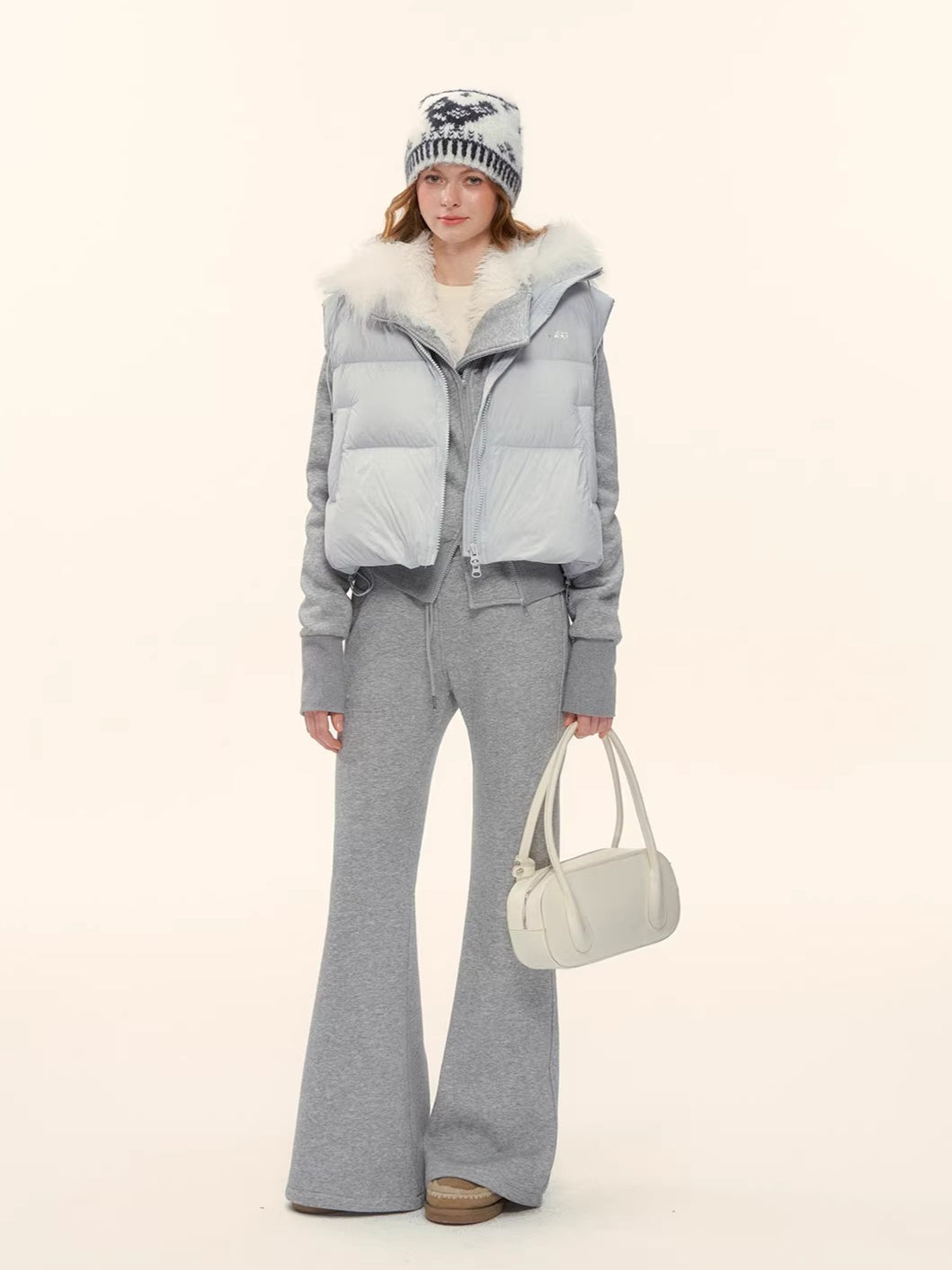 High-Waist Flared Lounge Pants