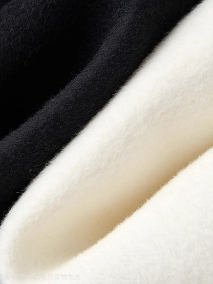 Polar Shearling Collar Wool Jacket