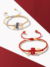 "Bright Future 前程似锦" Top Scholar Woven Red String Bracelet - CHINASQUAD