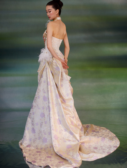 Champagne Bloom Gown