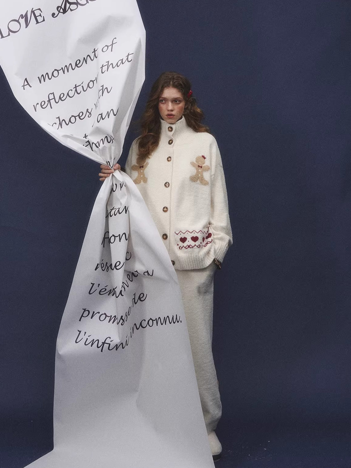 Gingerbread Knit Lounge Sweater &amp; Pants Set