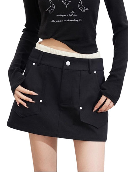 Detachable Waist Cargo Skirt - CHINASQUAD