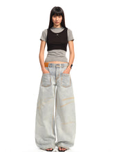 Washed Reversed - Pocket Jeans - CHINASQUAD
