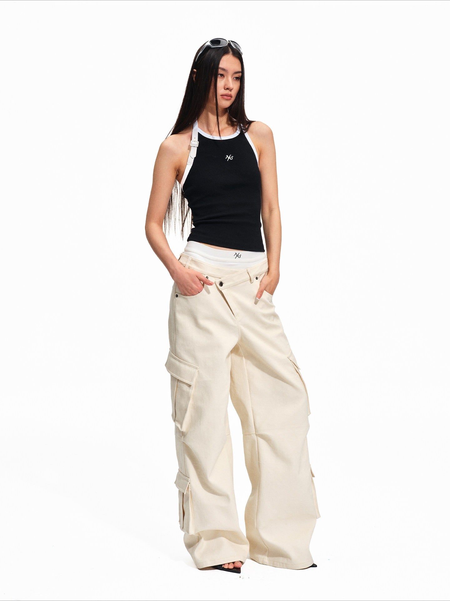 Margot Washed Halter Tank