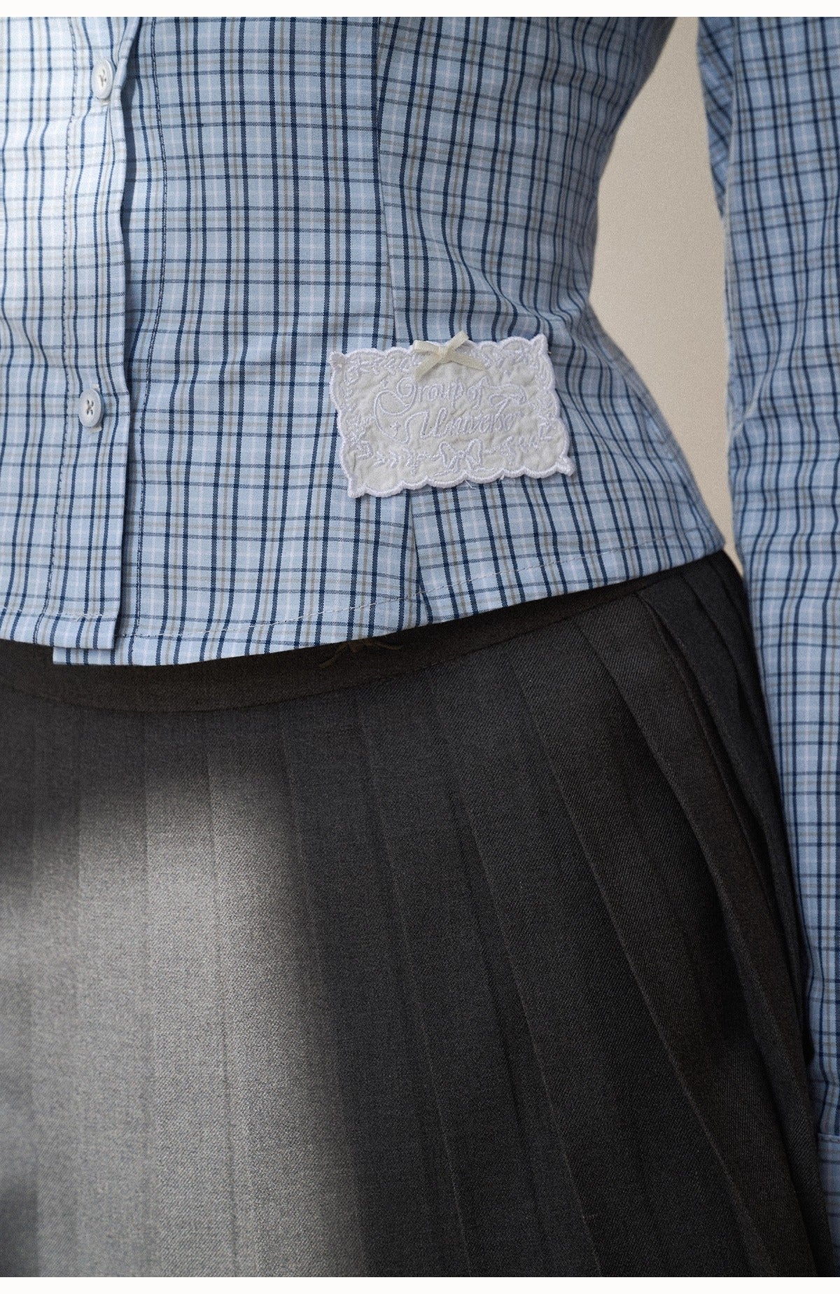 Cosagach Cloud Plaid Cotton Shirt