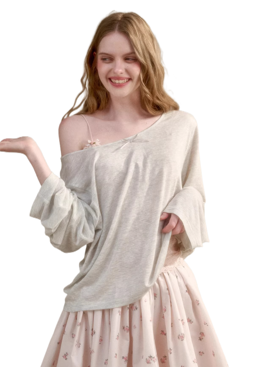 Cloud Veil Lyocell Relaxed Sheer T-Shirt