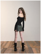 Double-Chain Asymmetric Long-Sleeve T-Shirt - CHINASQUAD