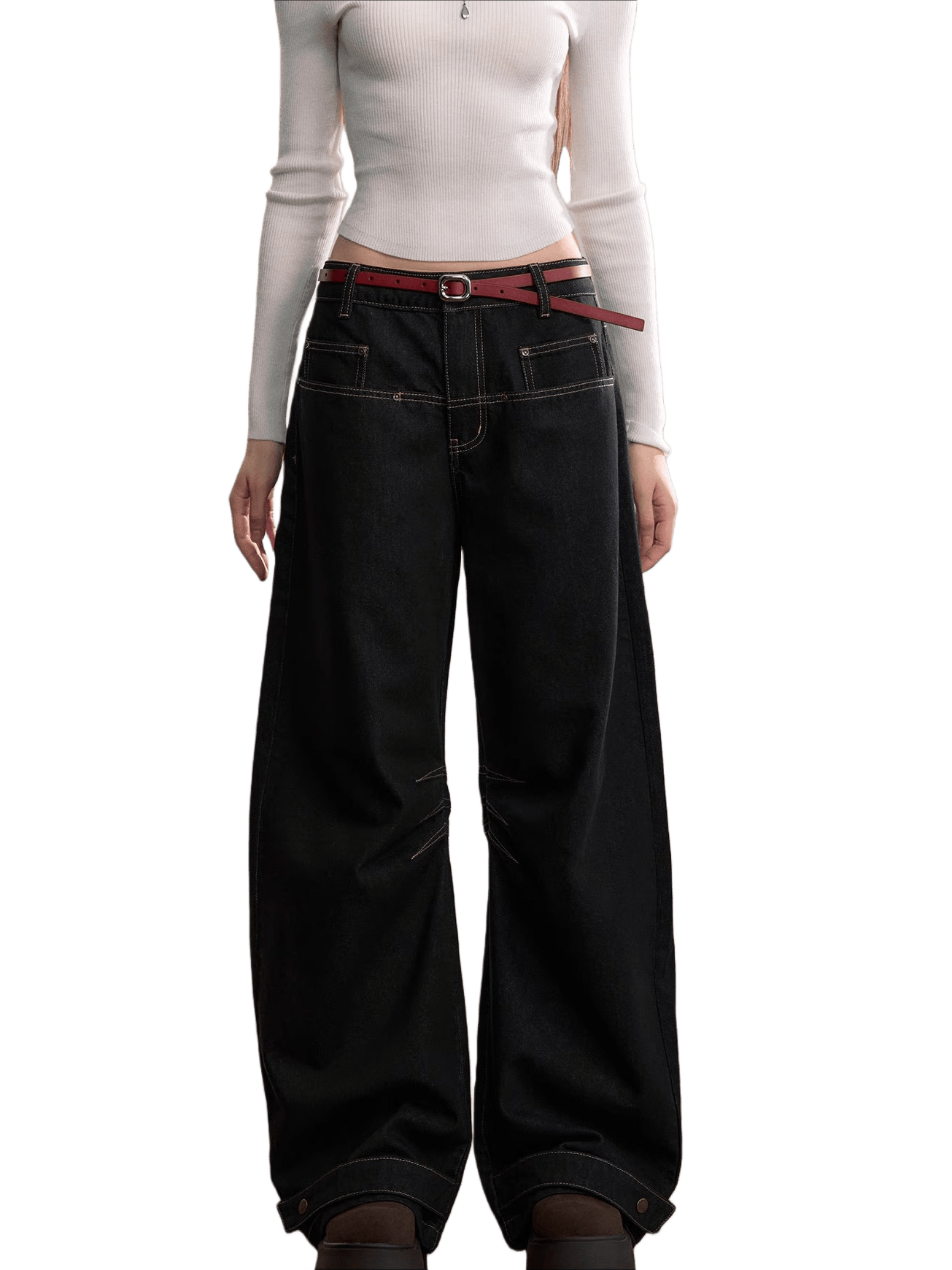 Original Vintage Straight-Leg Denim Pants