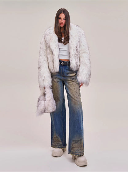Desert Relic Straight-Leg Distressed Jeans