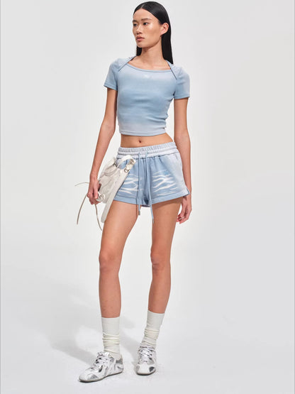 Heavyweight Straight-Leg Cotton Shorts