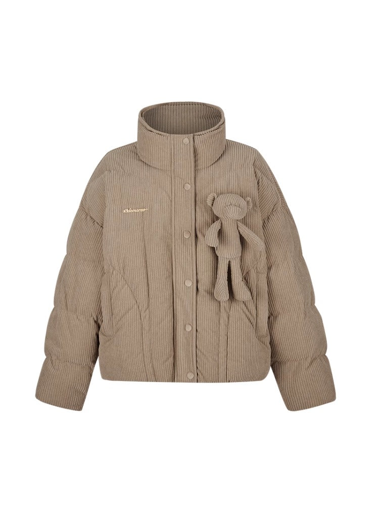 Corduroy Bear Down Jacket