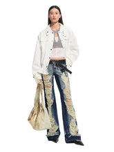 "Feria Series" Volcano Ripped Jeans - CHINASQUAD