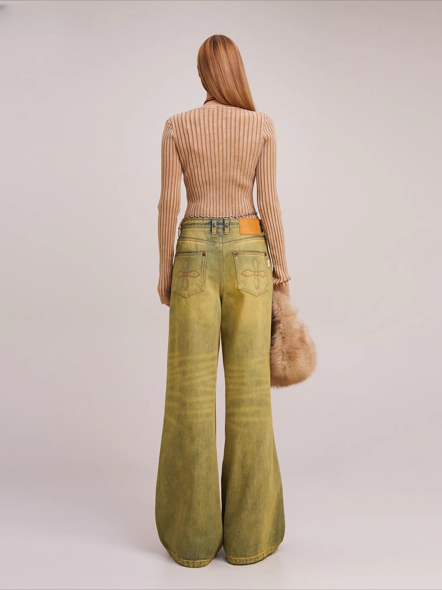 Wild Mustang Classic Wide-Leg Jeans