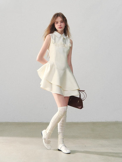 Sleeveless Round Neck Princess Bubble Dress