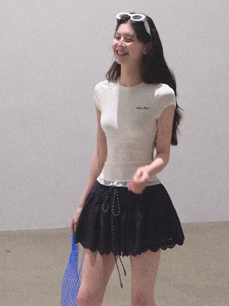 Lace-Soft Antibacterial Slim-Fit T-Shirt