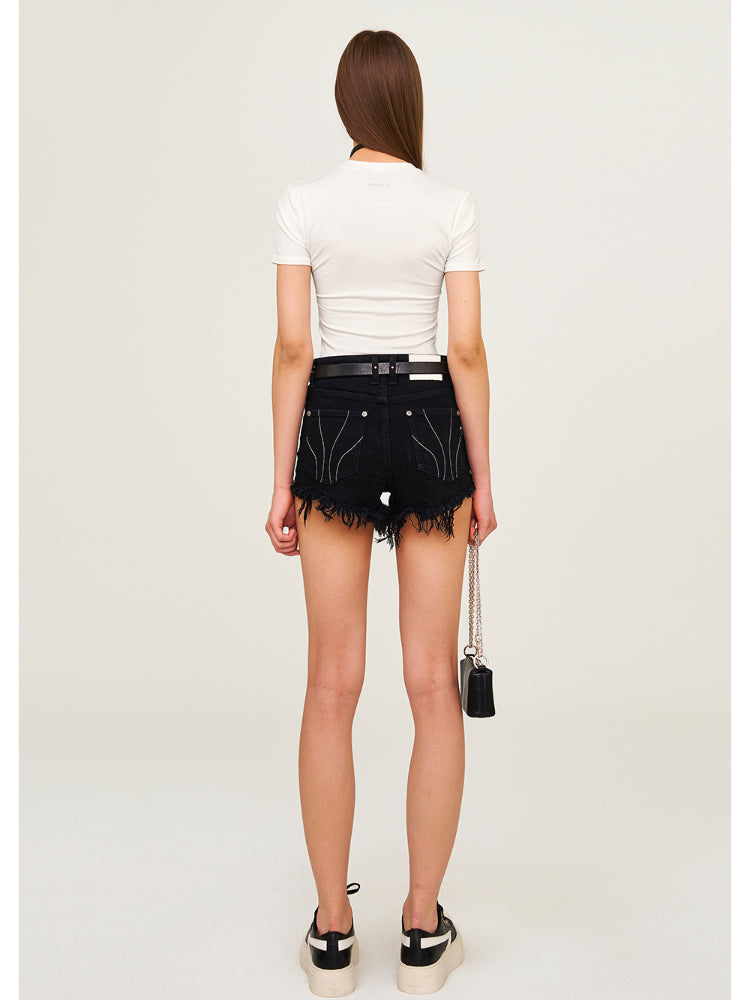 Waist Elastic Sports T-shirt Base
