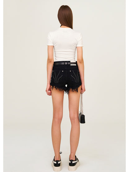Waist Elastic Sports T-shirt Base