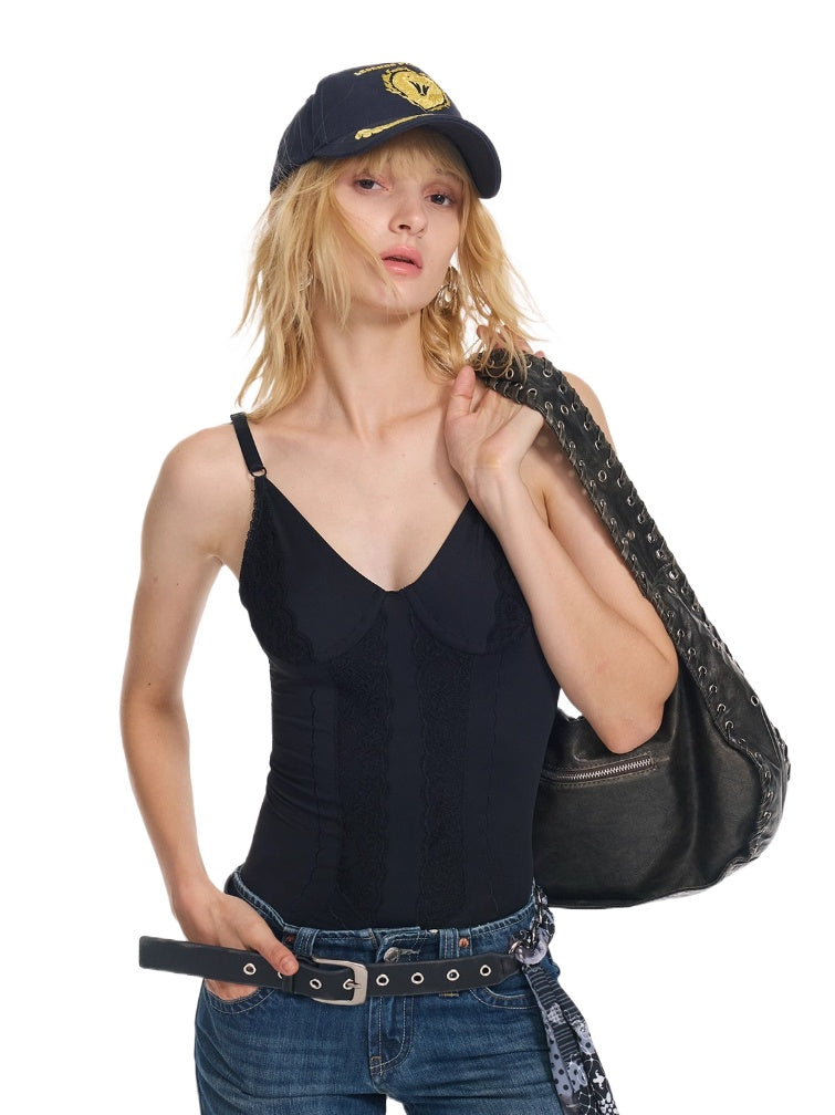 Embroidered Slim Fit Camisole