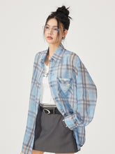 Heart Checkered Sun-protective Shirt - CHINASQUAD