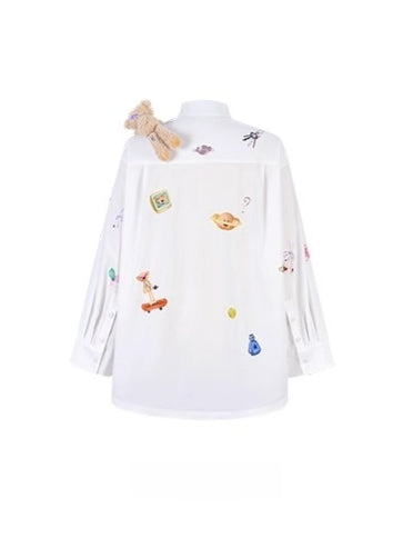 Bear Patch Longline Shirt