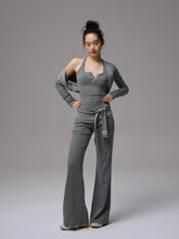 Polka Dot Stripe Jumpsuit Set - CHINASQUAD